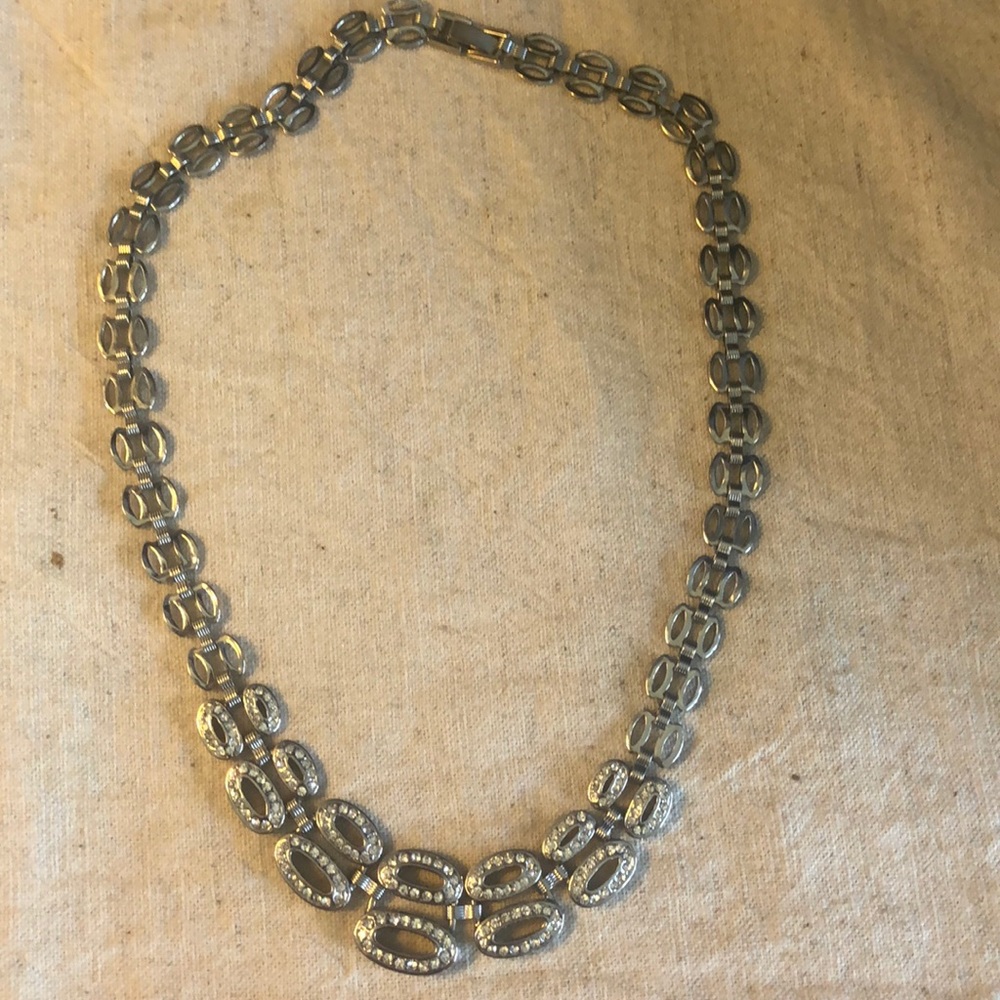 Beautiful cz statement necklace!